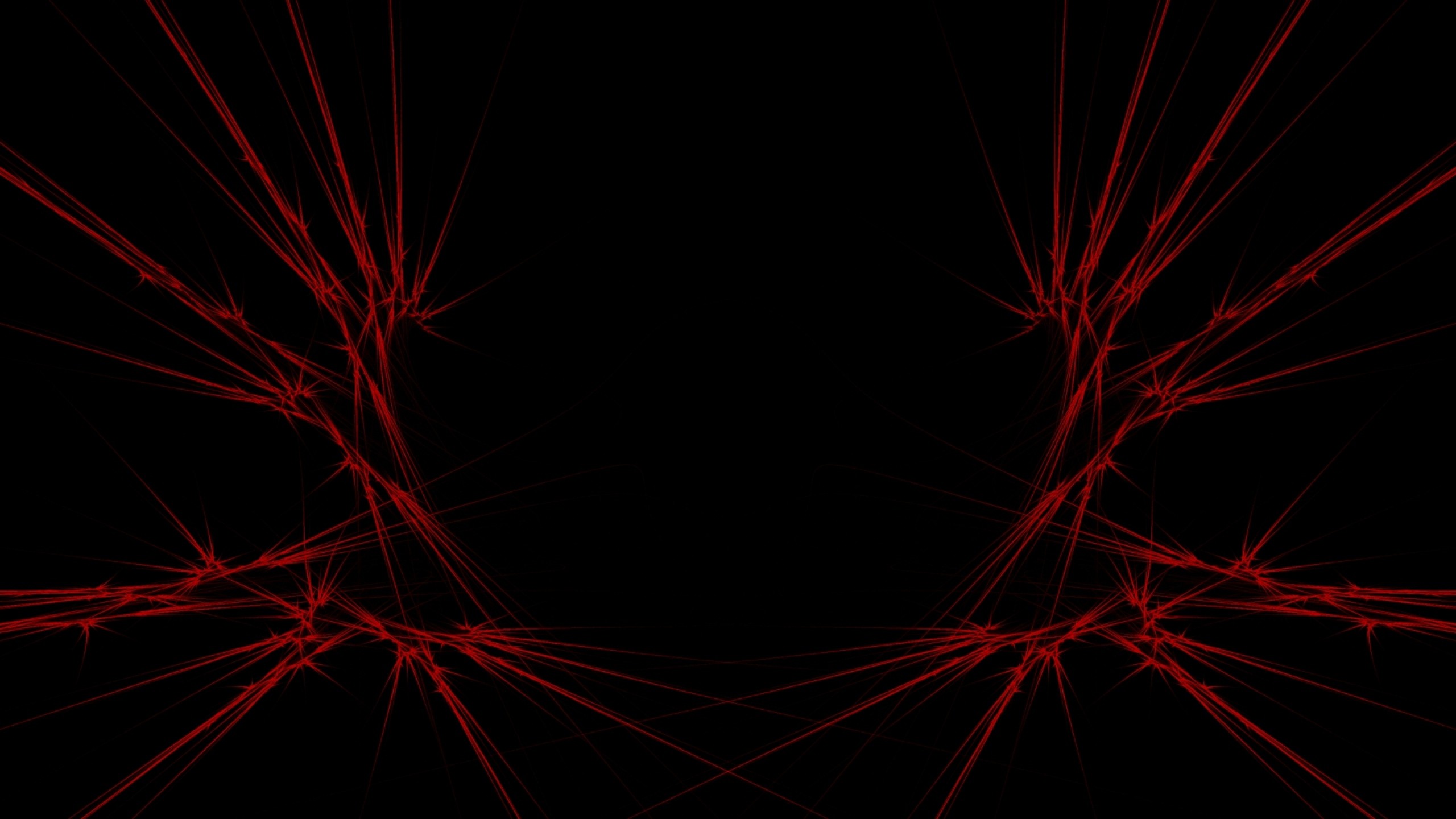Preview wallpaper red, black, abstract 2560×1440