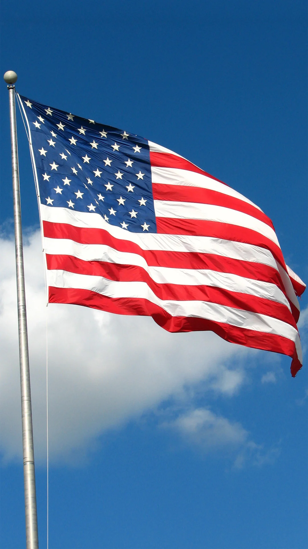 USA American Flag Sky Android Wallpaper by vitdemon