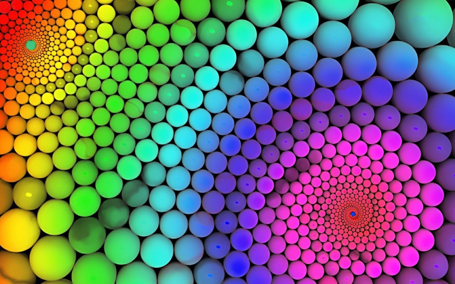 Colorful Moving Circles