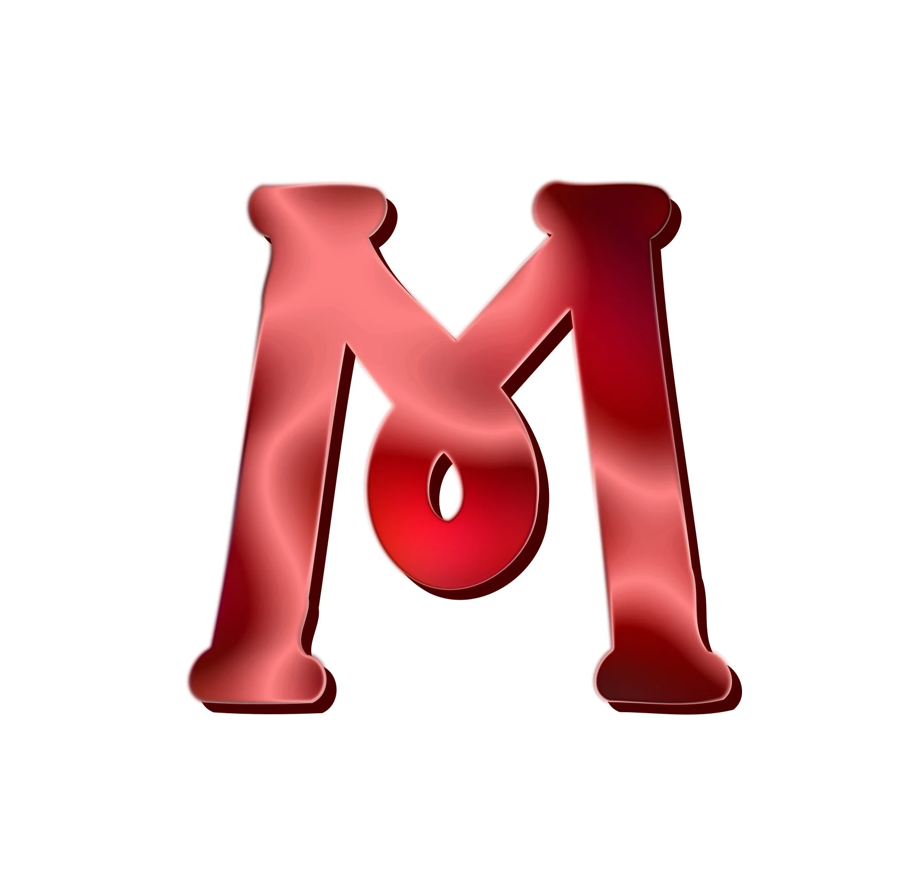 Alphabet 12, letter M