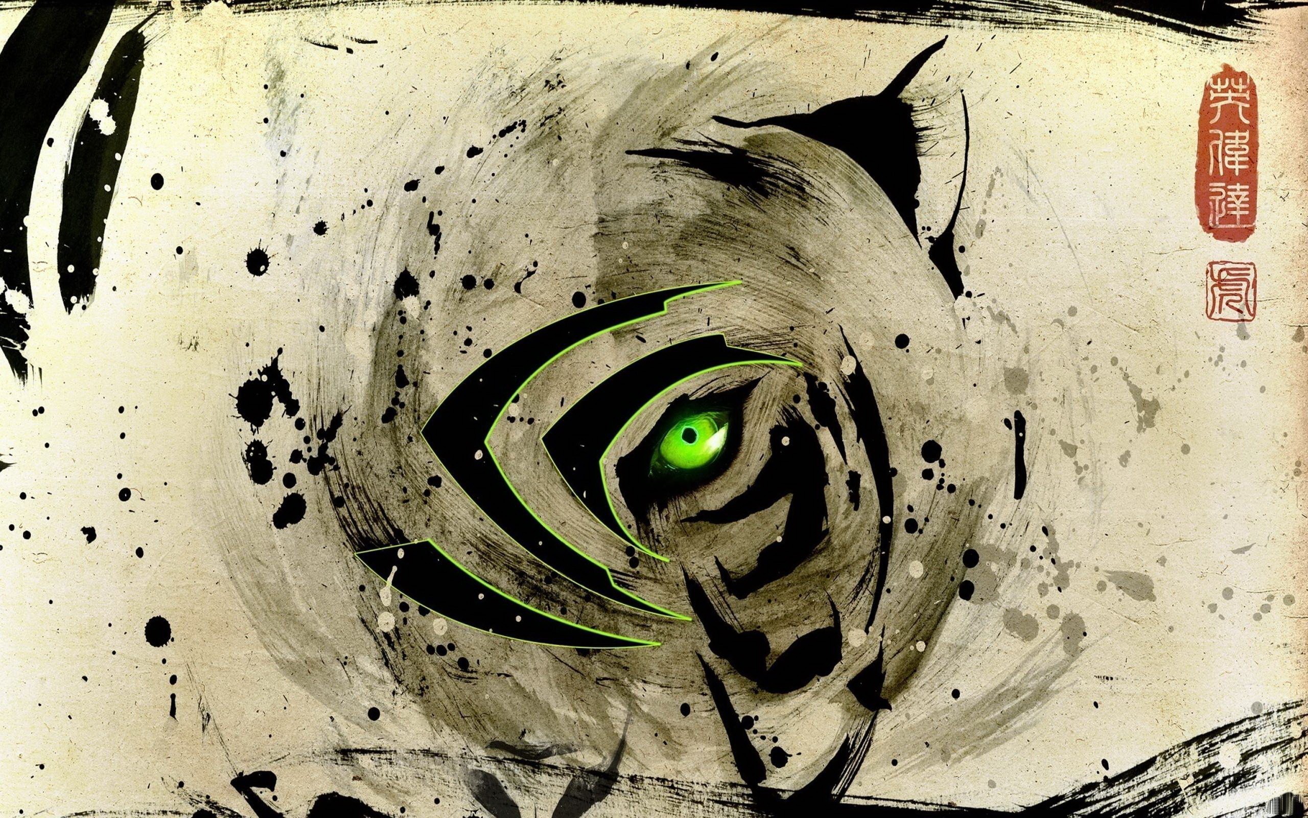 Eye of the Tiger Nvidia wallpapers and stock photos