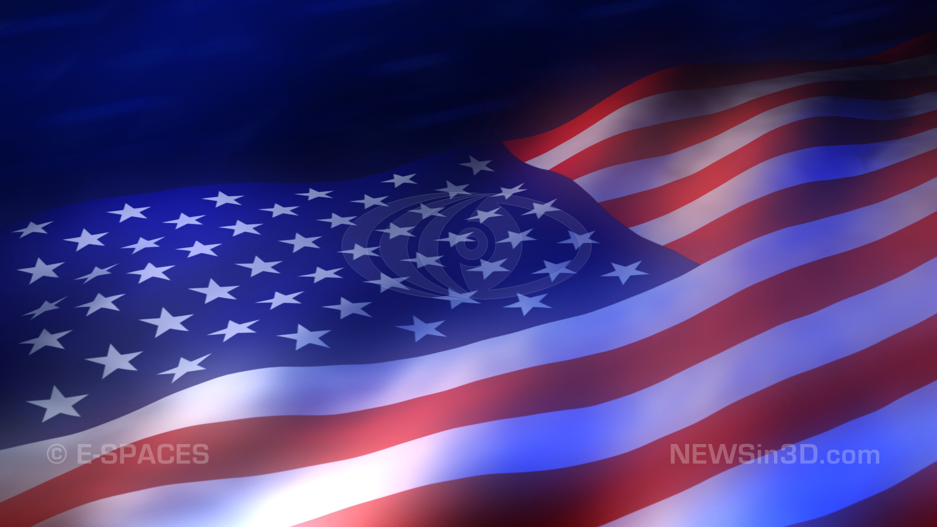 American flag animated background high definition preview still