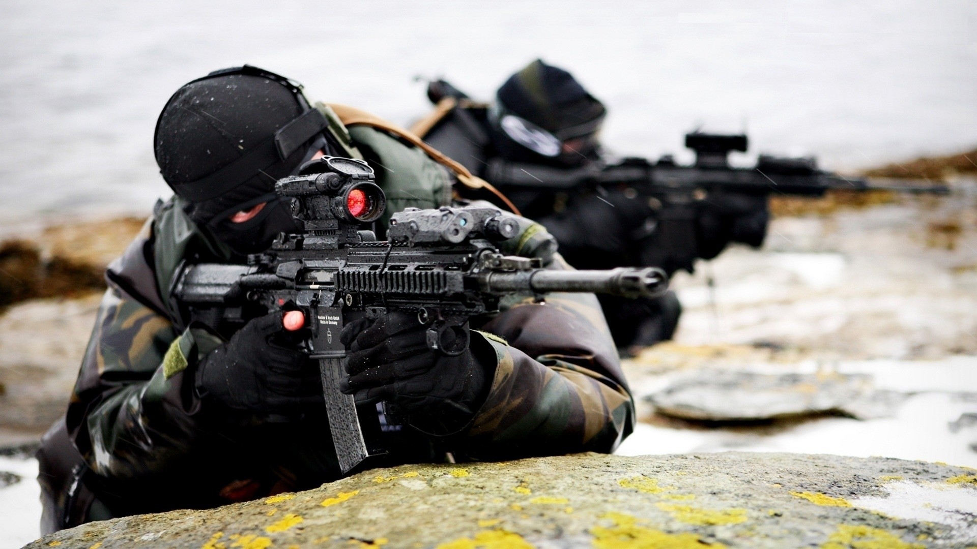 Military norwegian hk416 future weapons aimpoint comp m4 HD Wallpapers