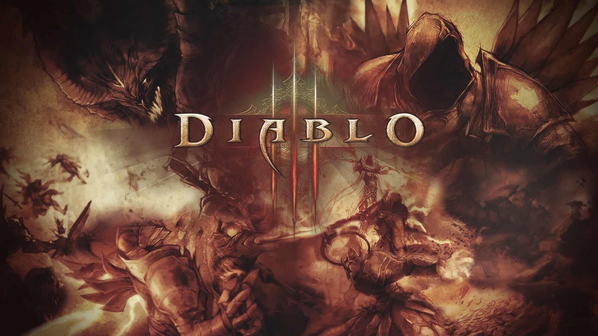 Download Diablo Face Look Fire Wallpaper Wallpaper Diablo Games Pinterest Diablo game, Wallpaper and Dark gothic