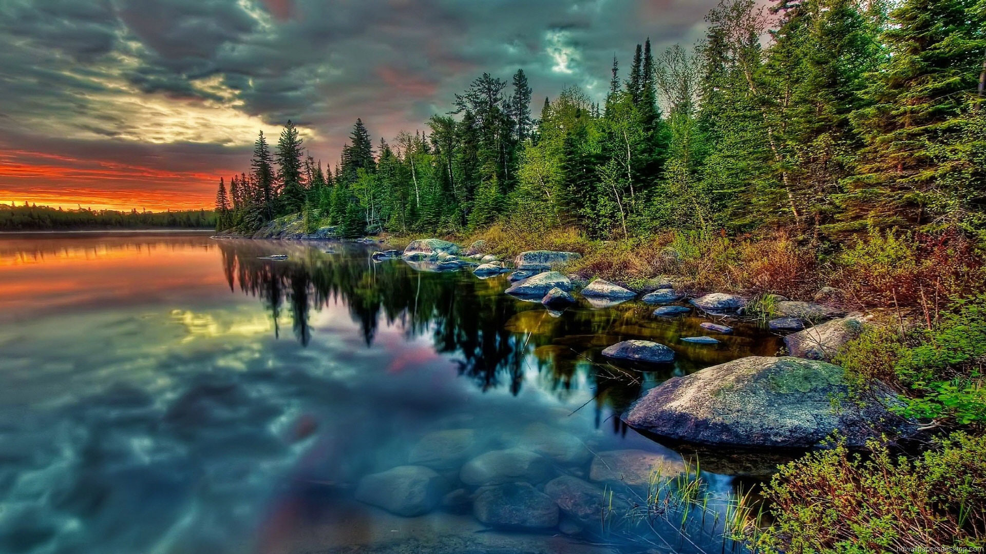 … wallpaper high definition fullscreen; nature animated lake sky water  bos scenery desktop background …