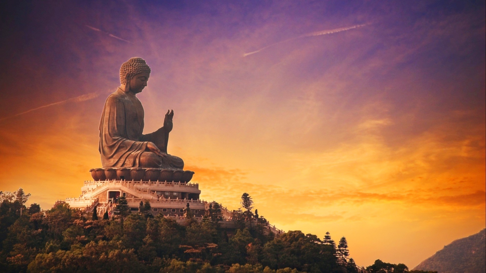 The biggest lord Buddha statue wallpapers
