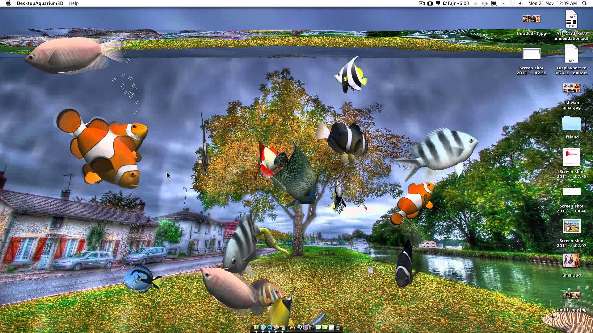 Desktop Aquarium 3D Live Wallpaper on Imac – YouTube