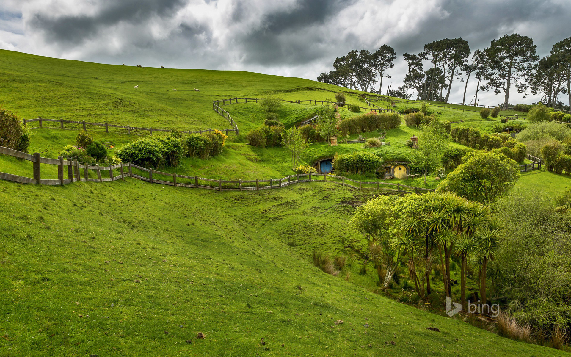 Hobbiton, near Matamata, North Island, New Zealand imageBROKER / Rex Features