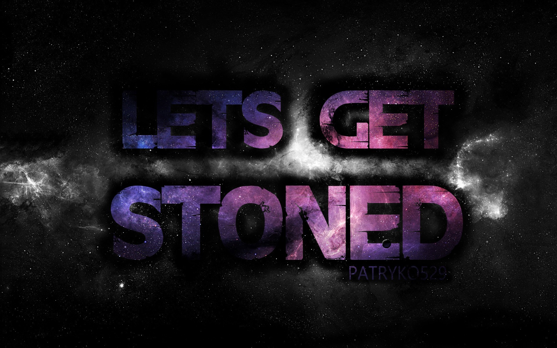 Drugs galaxies marijuana typography LSD selective coloring stoned Cosmo Patryko529 baked wallpaper 232661 WallpaperUP