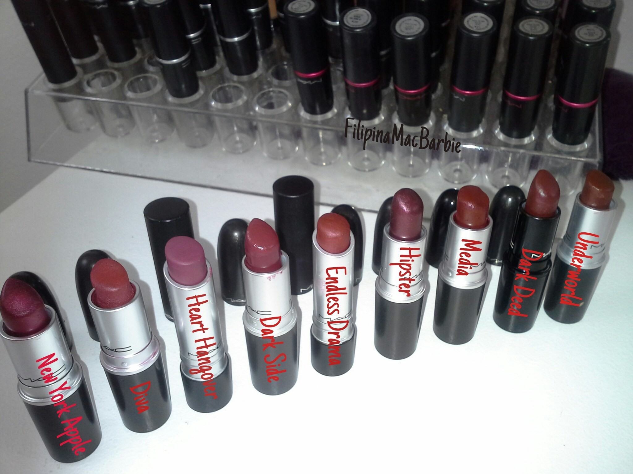 MAC Burgundy Lipsticks MAC Cosmetics