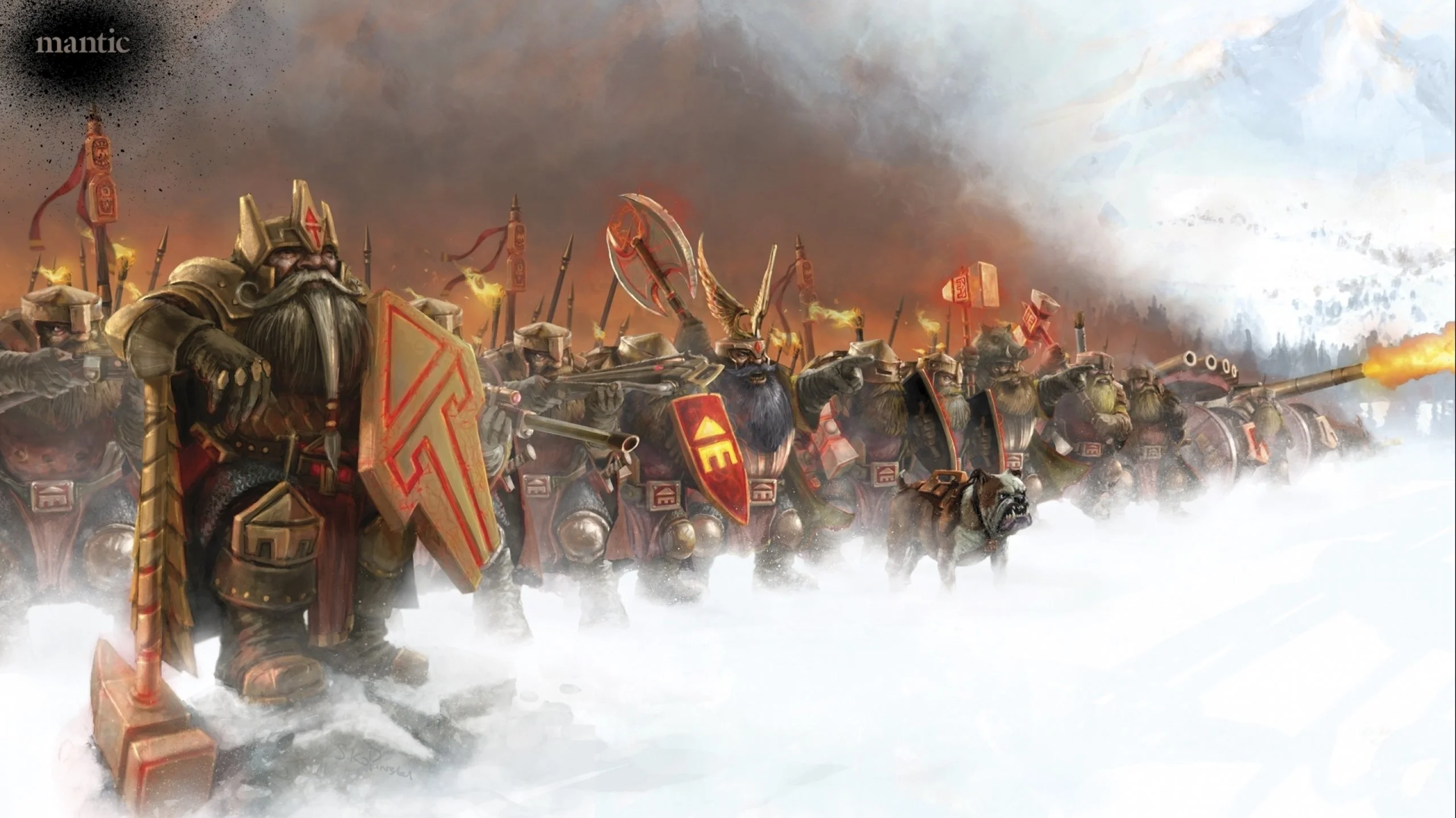 DWARF fantasy warrior art artwork f wallpaper
