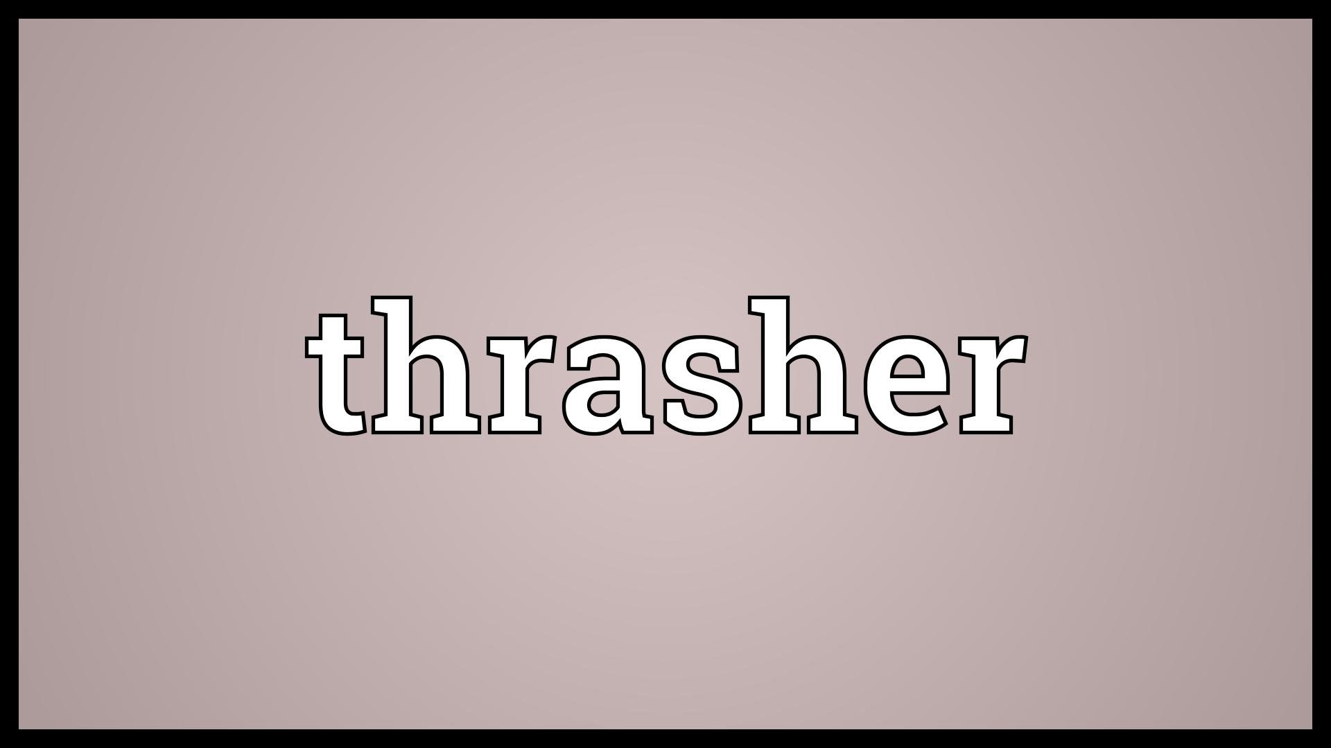 Thrasher Meaning