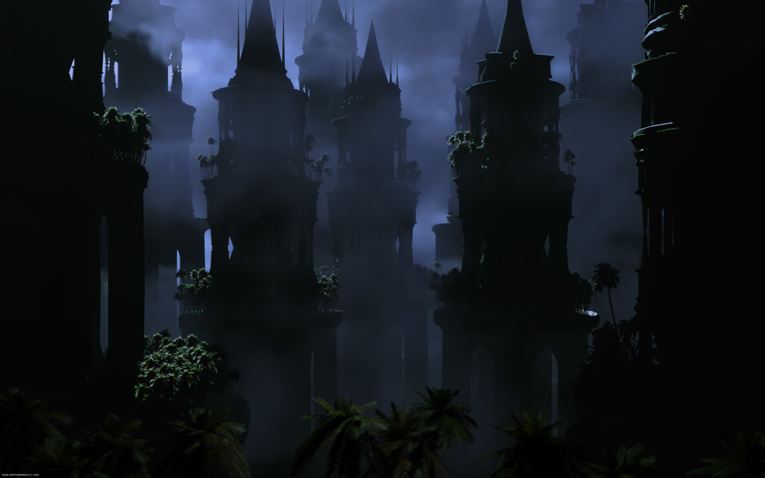 Dark Gothic Photo Gallery under 3D Wallpaper by admin Social