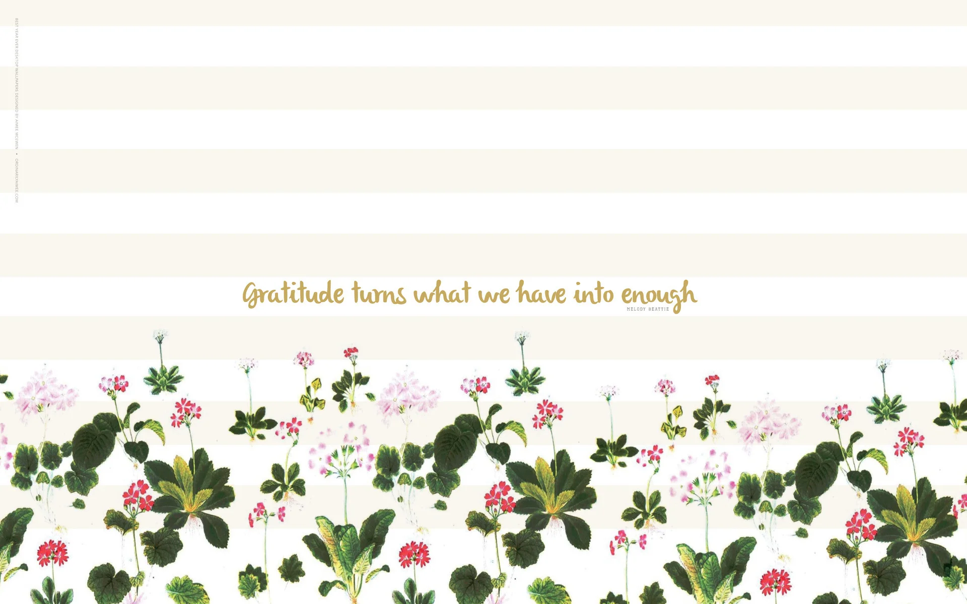 Mint white stripes floral Gratitude desktop wallpaper background | iPhone  and desktop wallpapers | Pinterest | Wallpaper backgrounds, Wallpaper and  Mac …