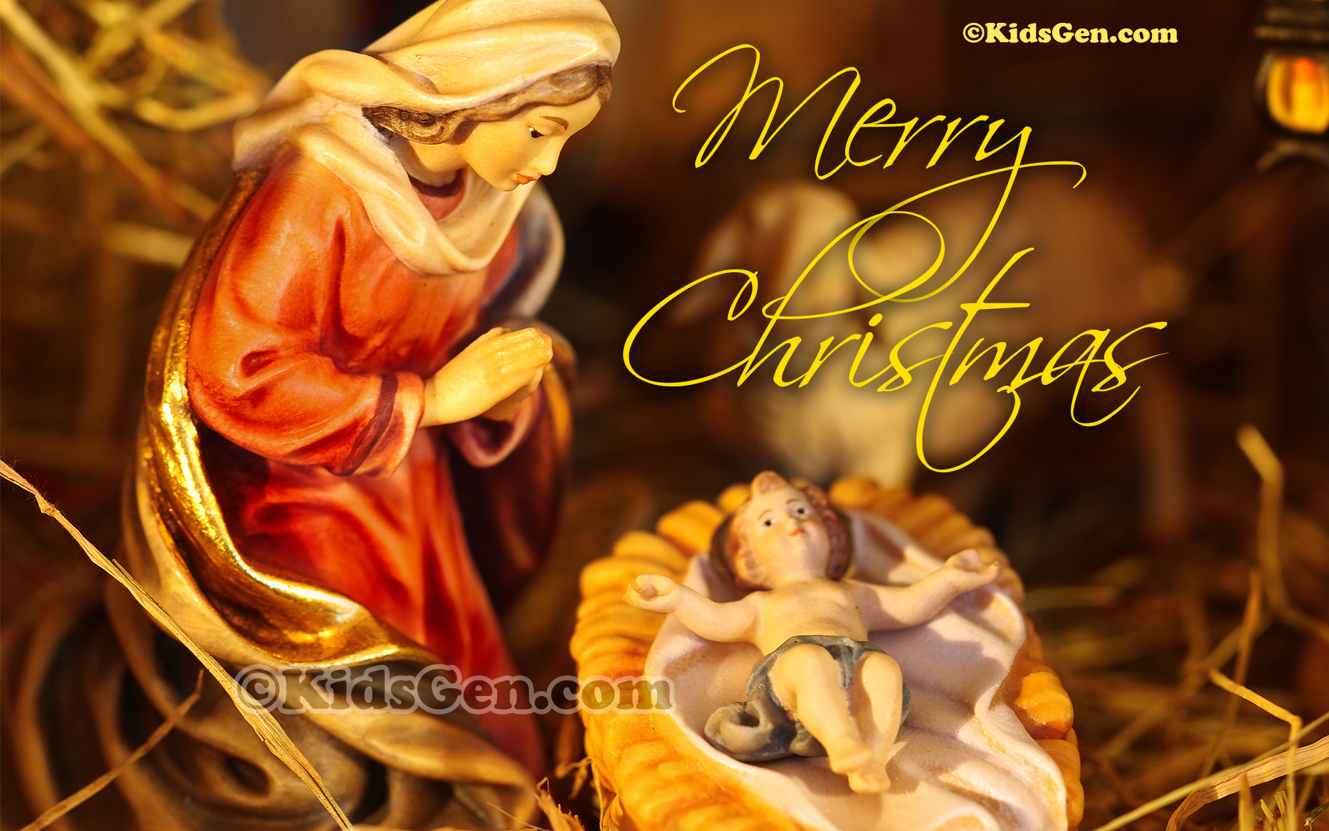 Baby Jesus Merry Christmas Mary and baby jesus