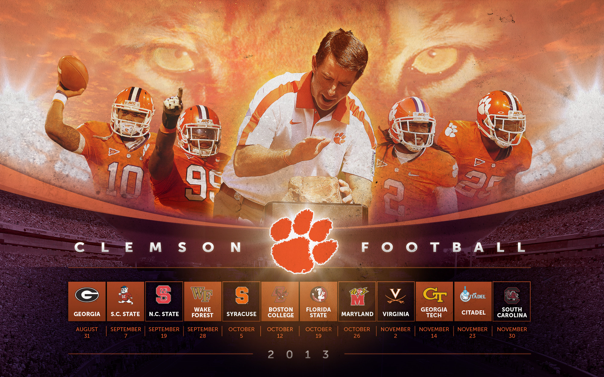 Clemson Tigers Wallpaper Images Pictures – Becuo