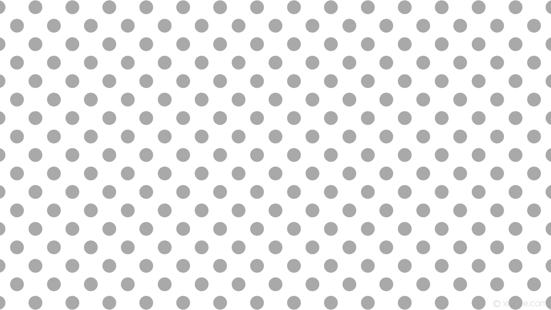 White And Grey Polka Dot Wallpaper