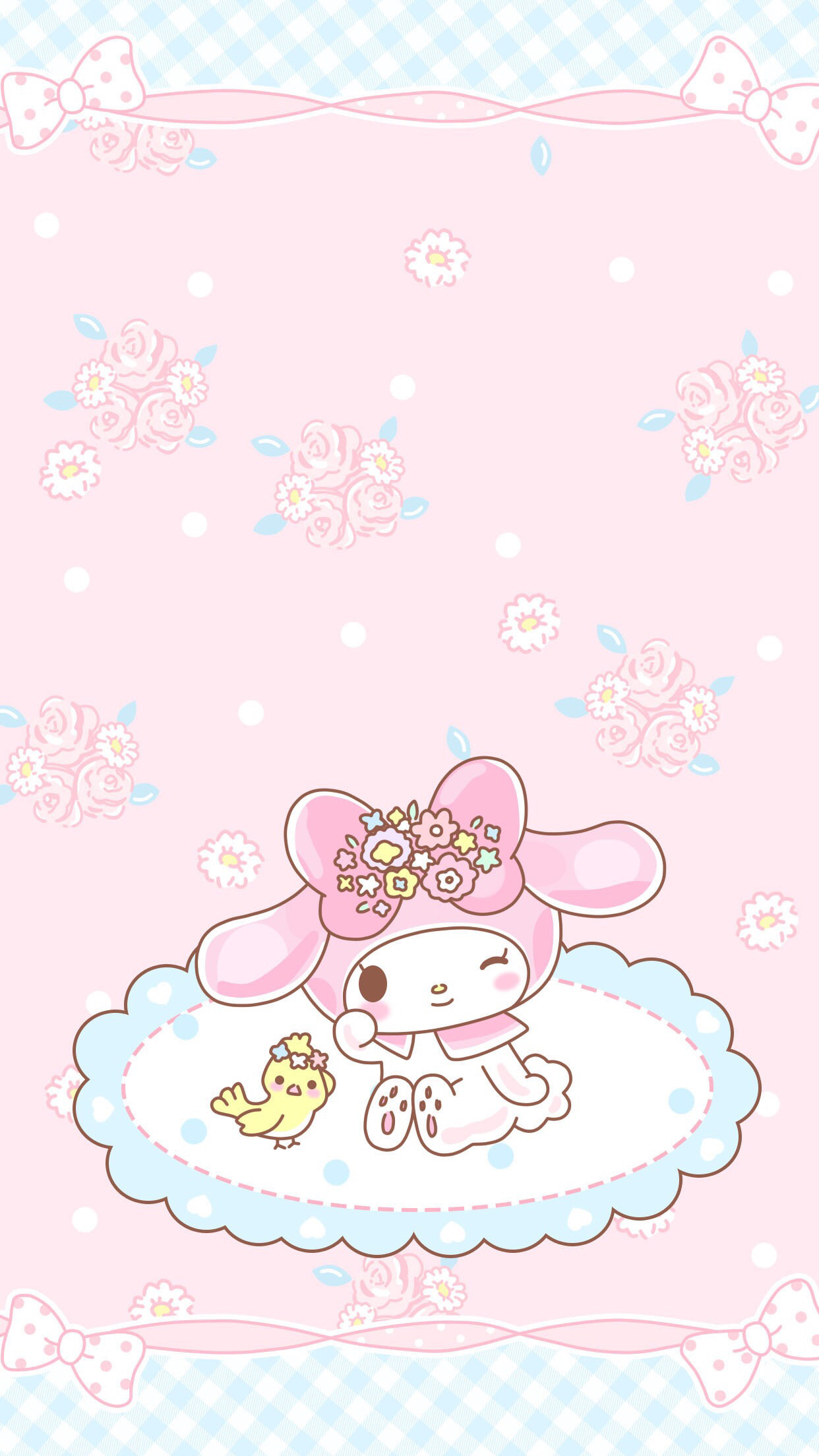 My Melody  Hello kitty iphone wallpaper Melody hello kitty Cute doodles