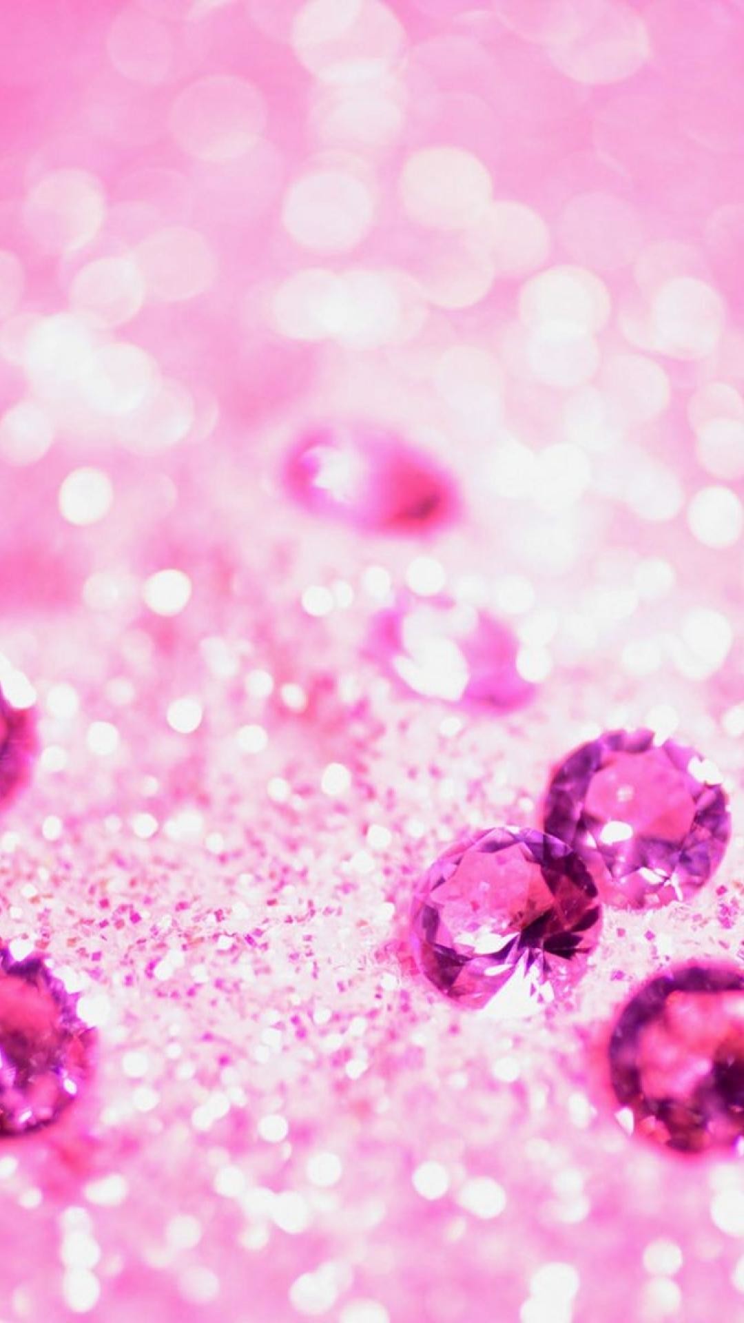 Lots of pink jewelry Girly glitter iPhone wallpapers