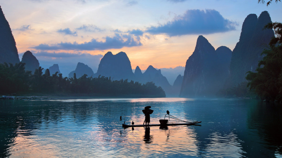 China, Guilin, Scenery (Inspiration for acrylic painting)