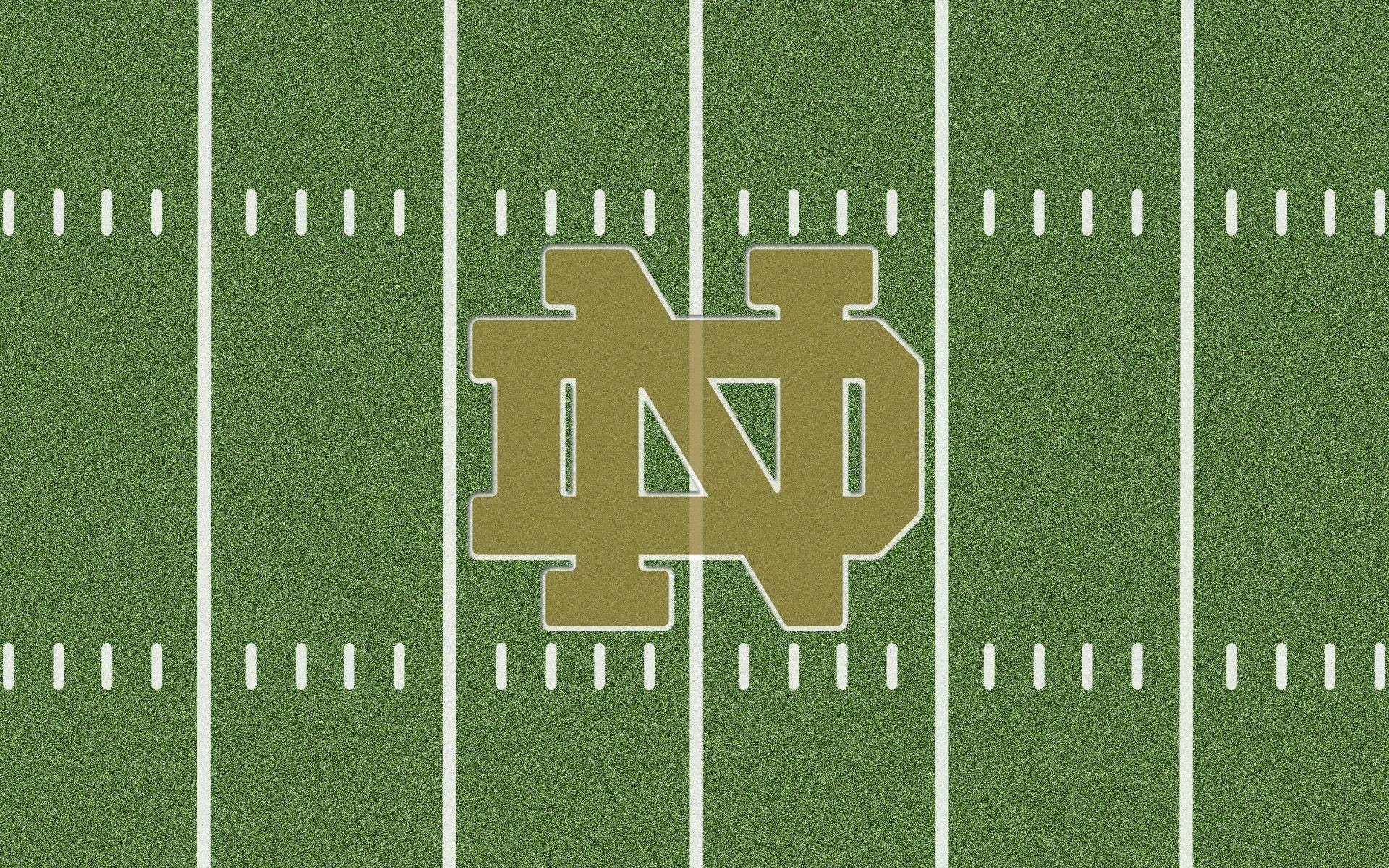 Notre Dame Fighting Irish Desktop Wallpaper Collection Field Logo .