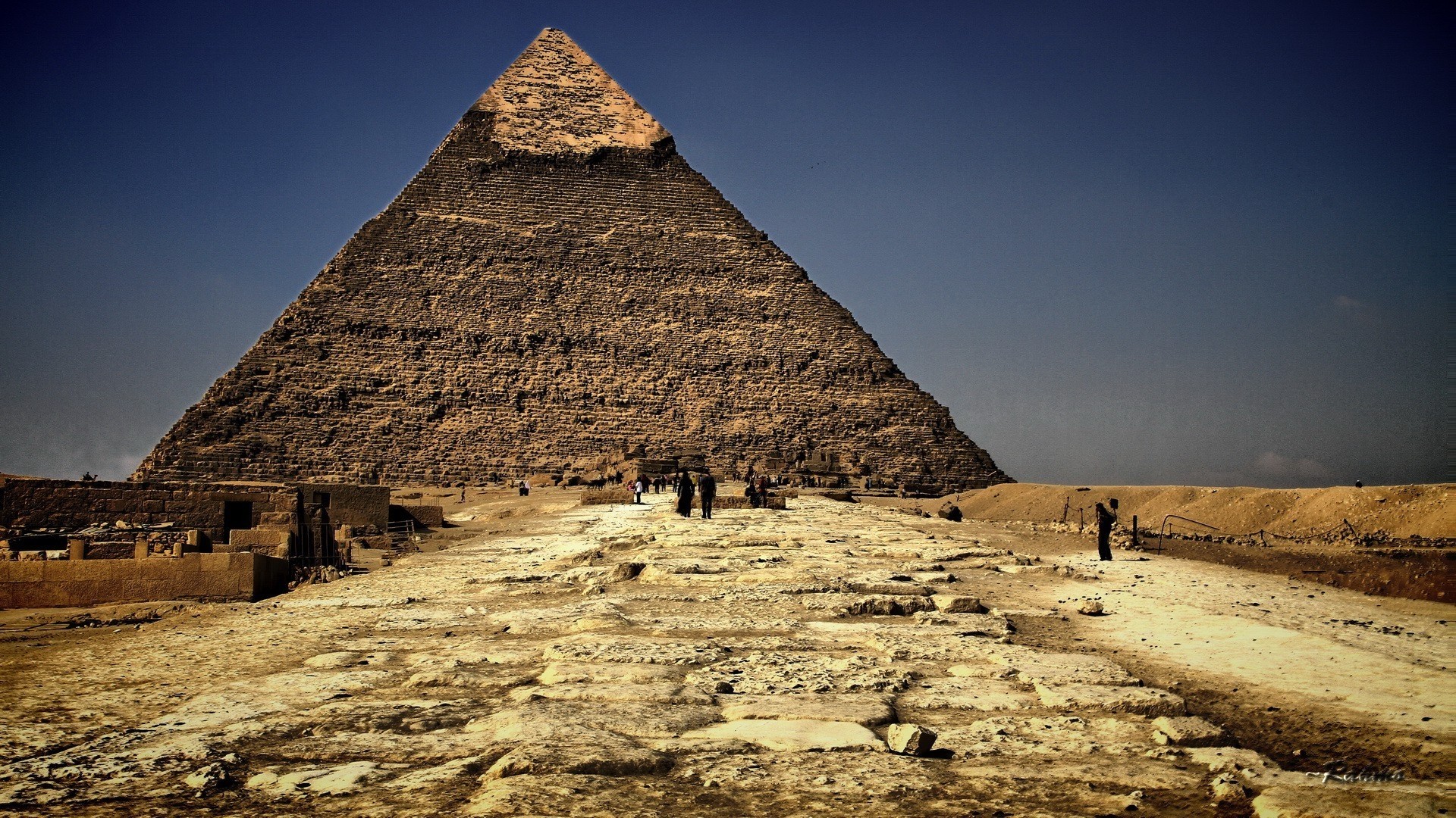 Pyramid, egypt, sand