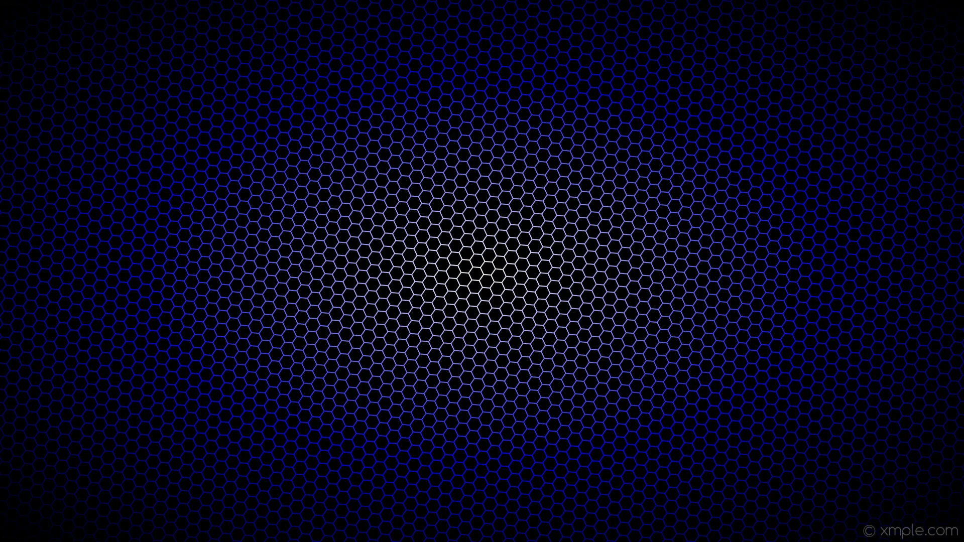 wallpaper blue hexagon glow white gradient black #000000 #ffffff #0000ff  diagonal 25Â°