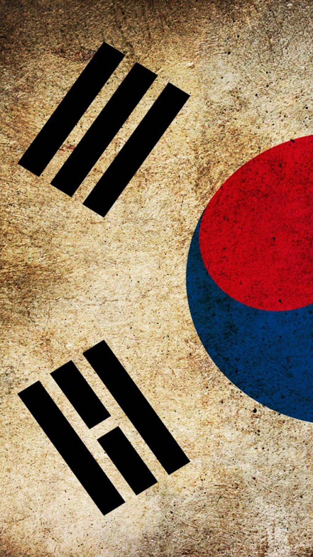 Flag south korea Htc One M8 wallpaper