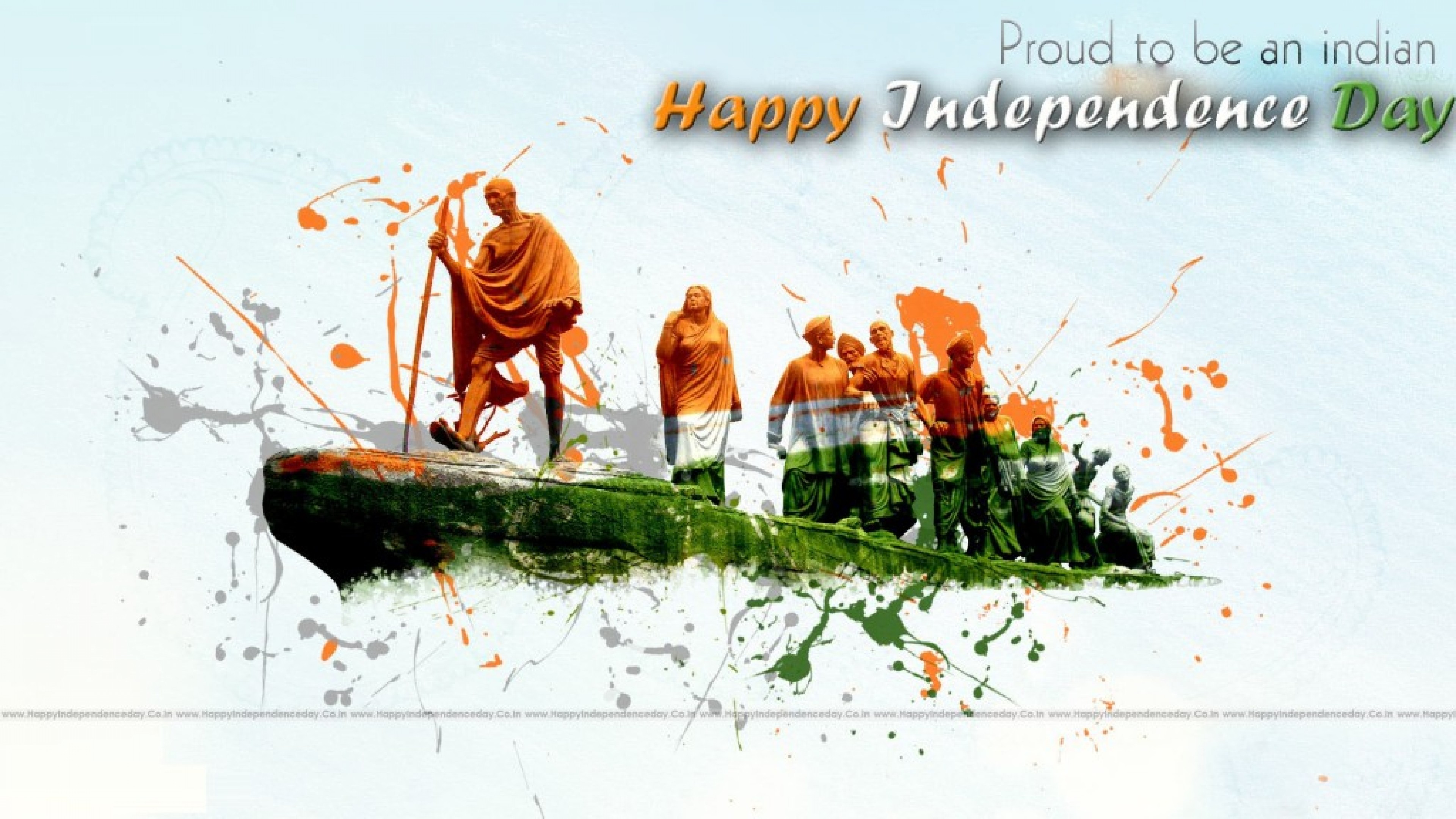 Indian Flag Wallpaper Animation for India Independence Day with