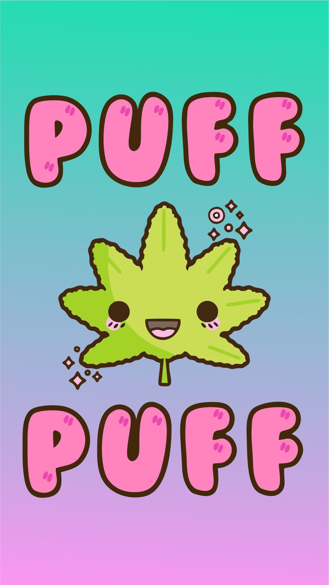 Puff Puff Marijuana Kawaii. Dope WallpapersStoner GirlIphone