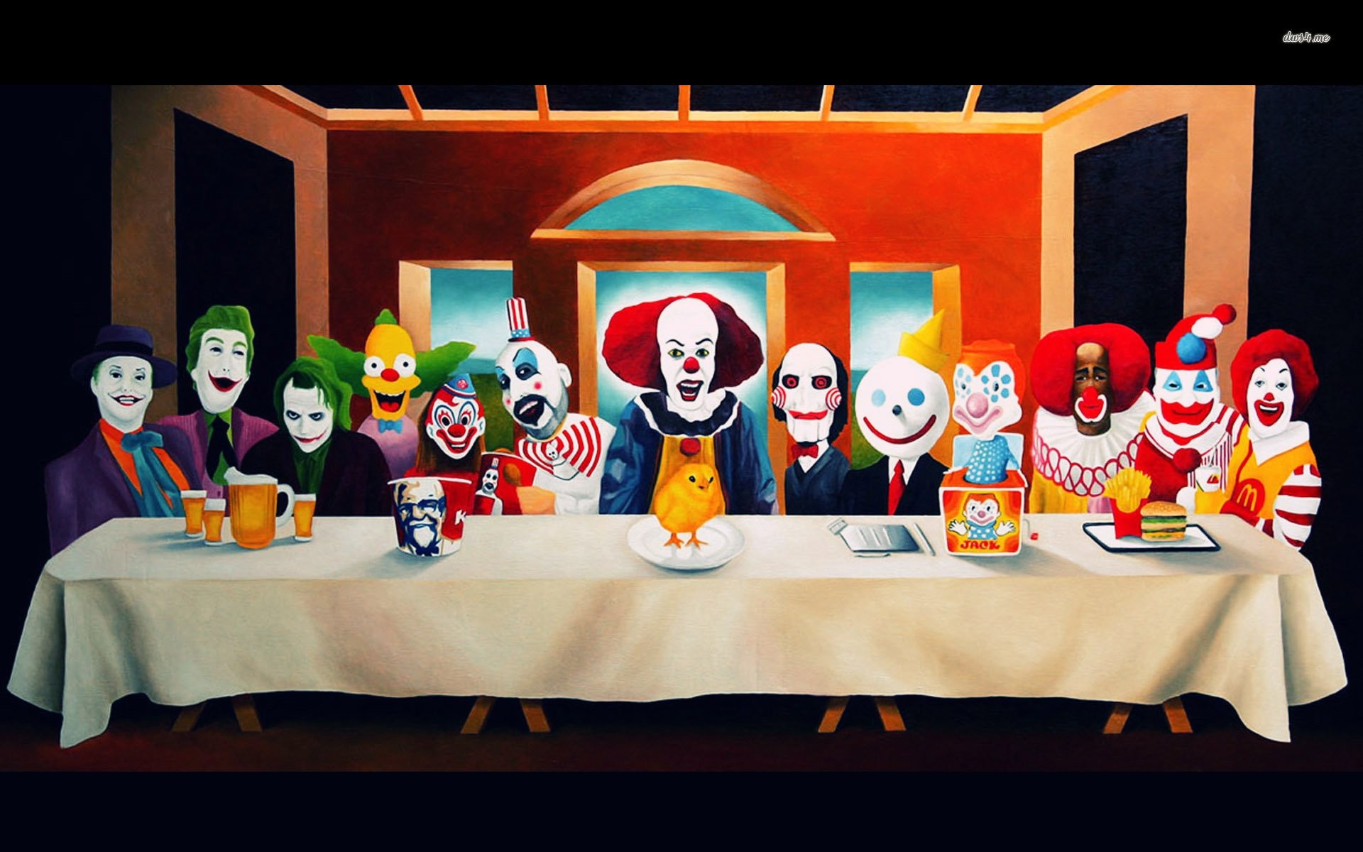 Clown Last Supper 707800