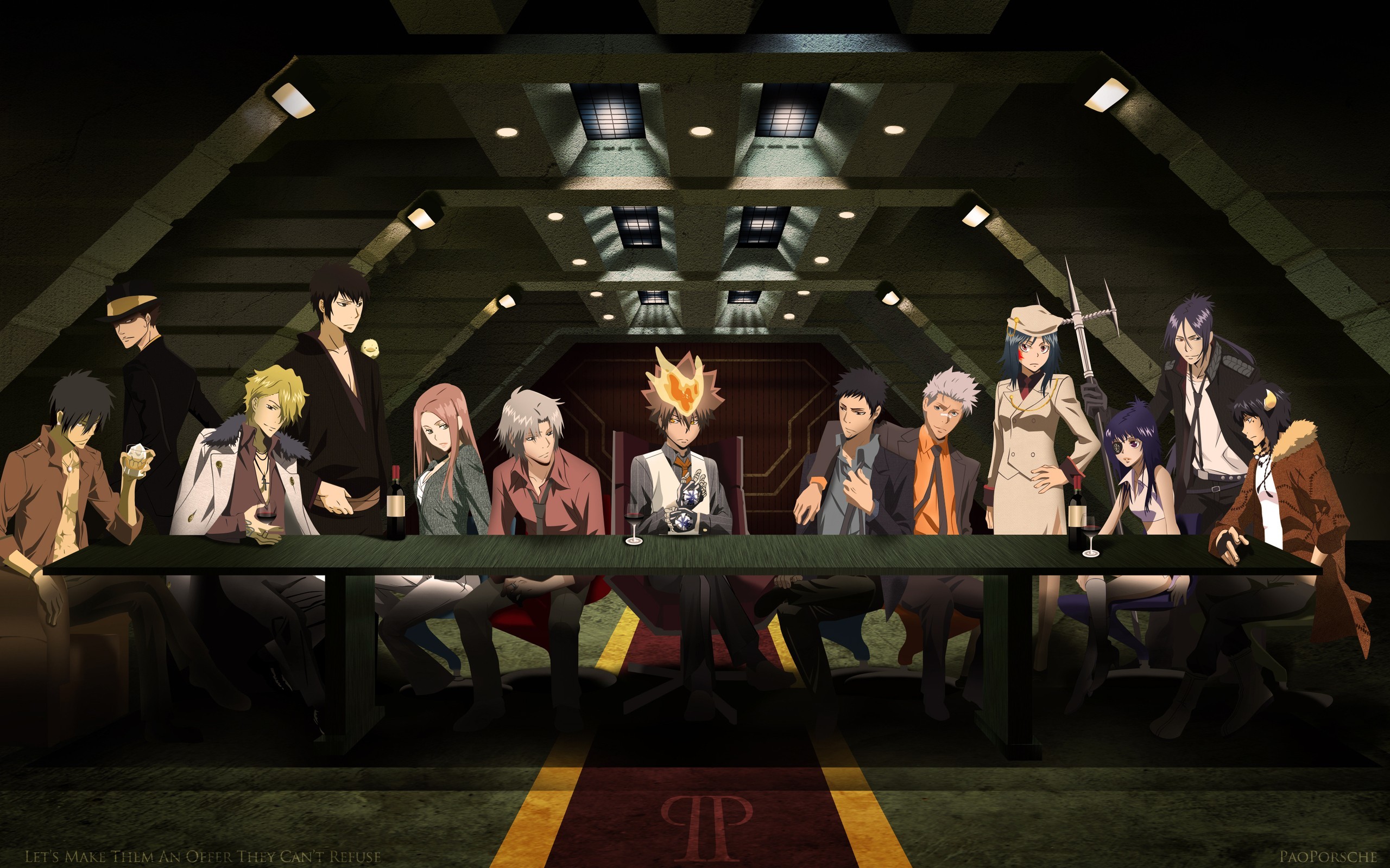 prompthunt da vincis last supper with anime girls anime