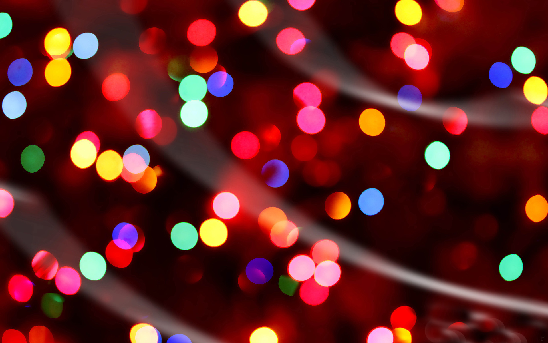 Christmas lights wallpaper