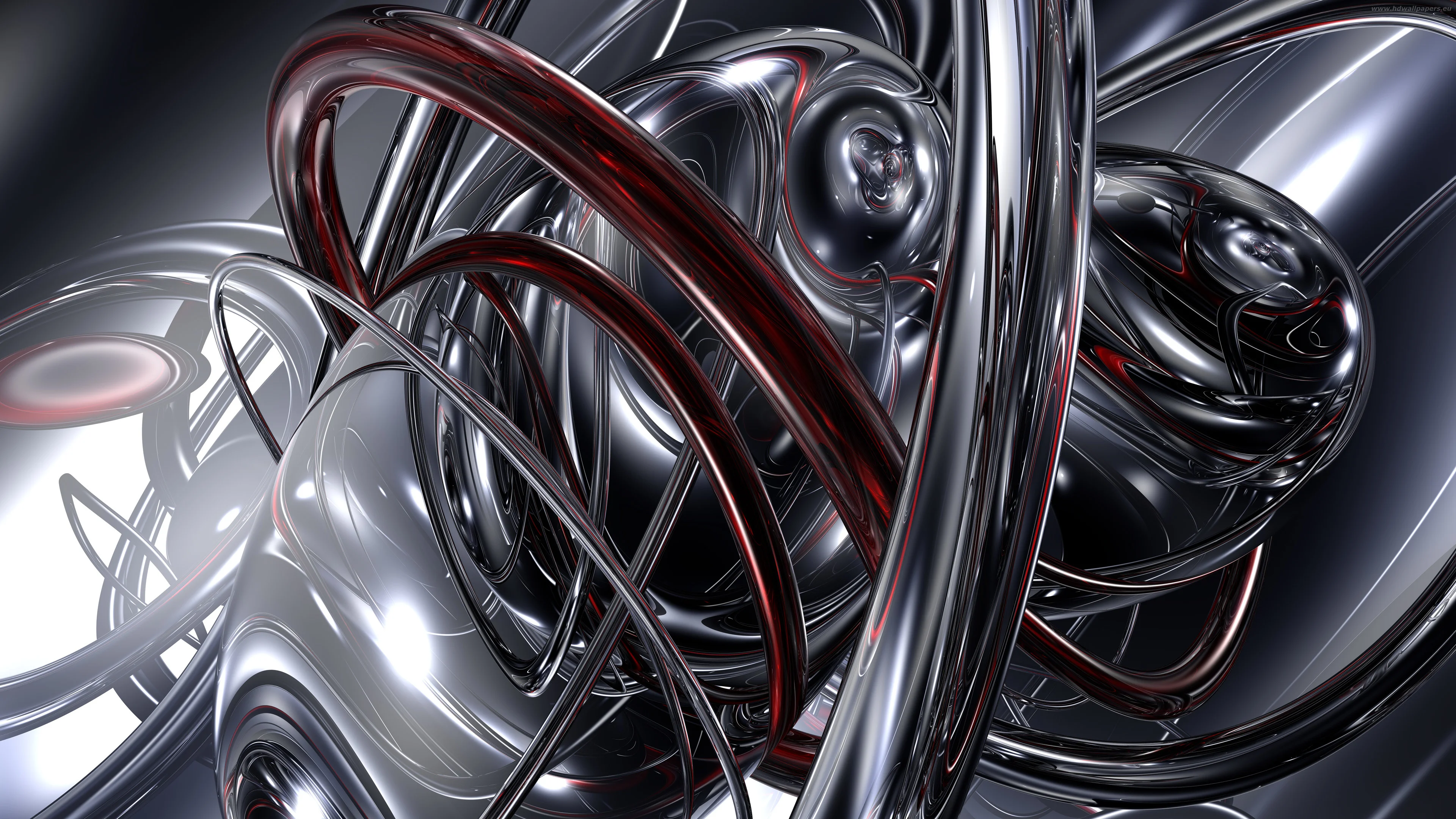 .com :: Black, White, & Silver Abstract Swirls – 4K Wallpaper .