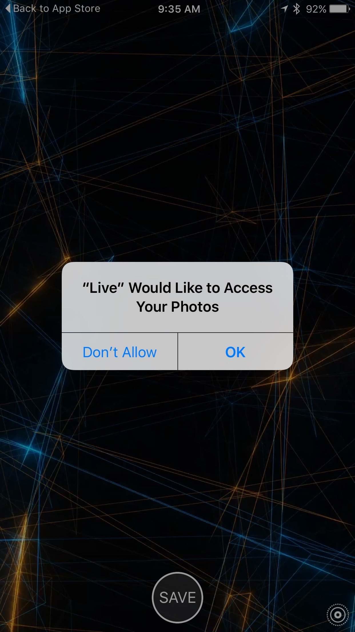 Youll need to give the app permission to access your Photos, and once you do, the animated photo will move to your Camera Roll