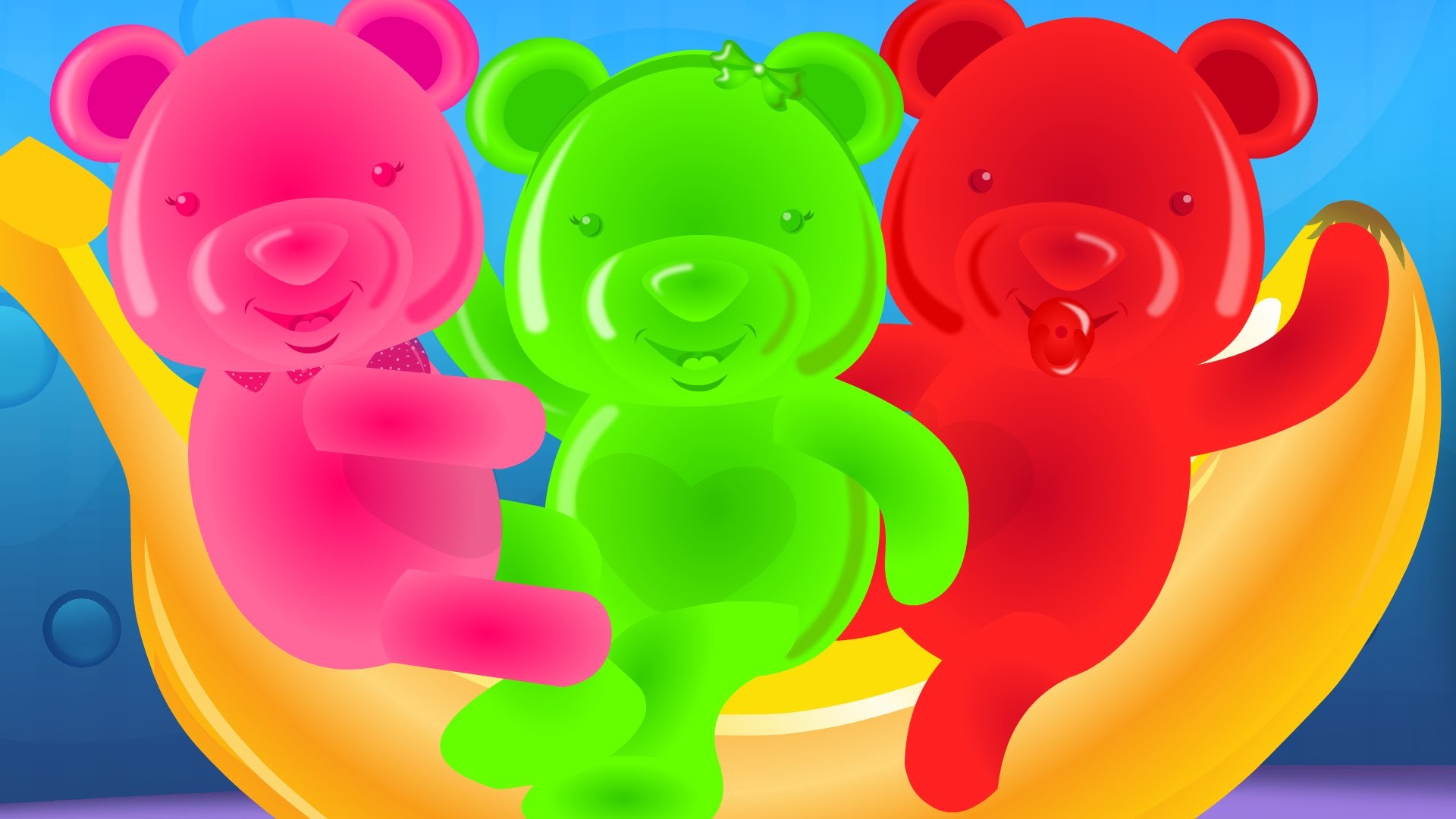 Five Little Jelly Bears Nursery Rhymes For Kids And Children Songs – YouTube