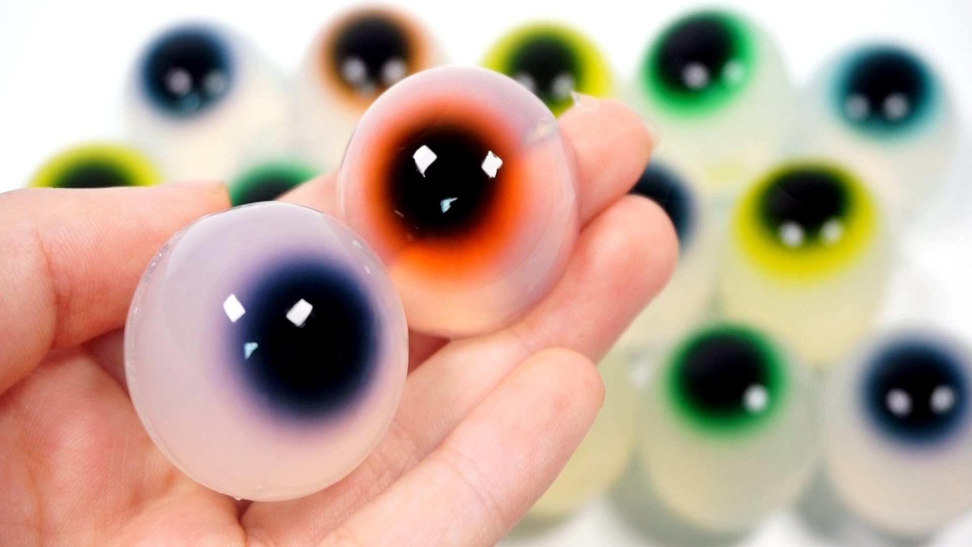 How To Make Colors Eyeball Jelly Pudding DIY Rainbow Colors Eye Gummy  Recipe – YouTube