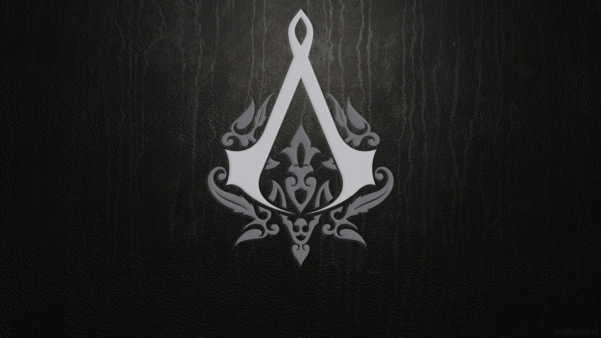 Preview wallpaper assassins creed, emblem, background, sign 1920×1080