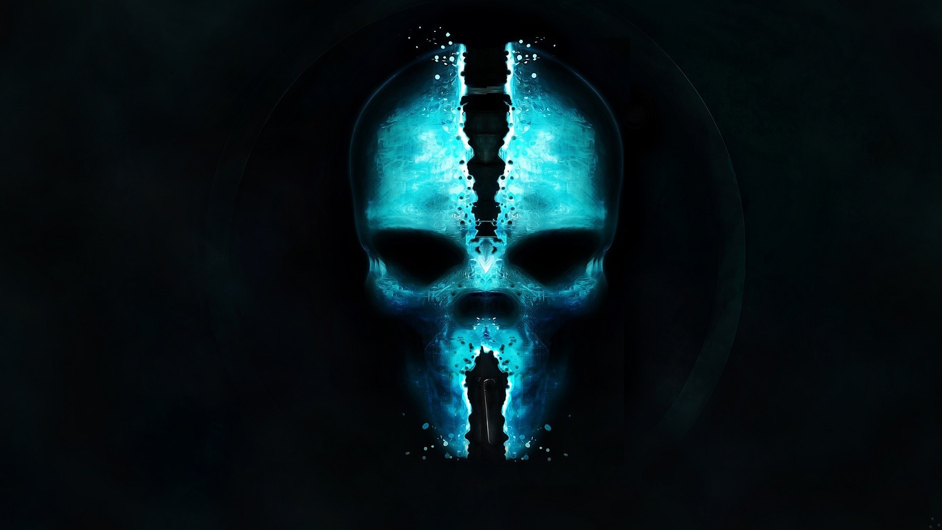 Blue Skull Background | wallpaper, wallpaper hd, background desktop