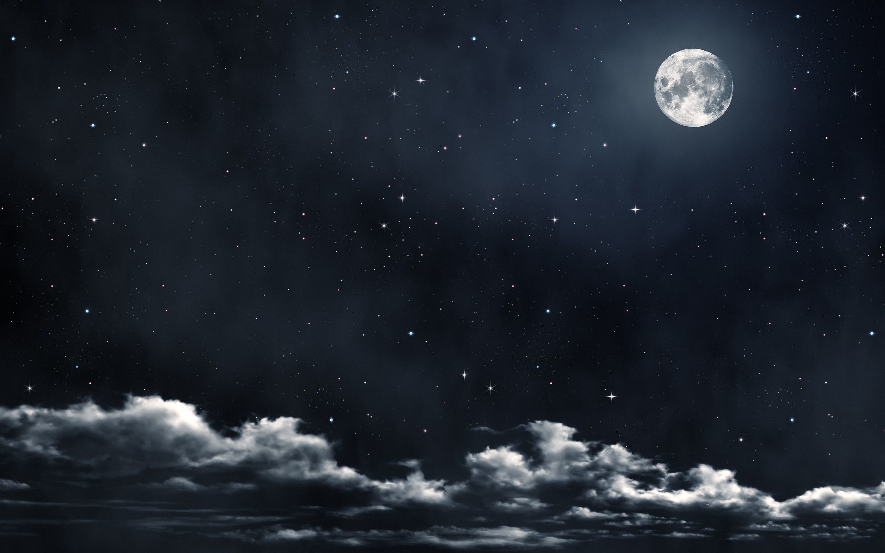 Moon And Stars Backgrounds – Wallpaper Cave