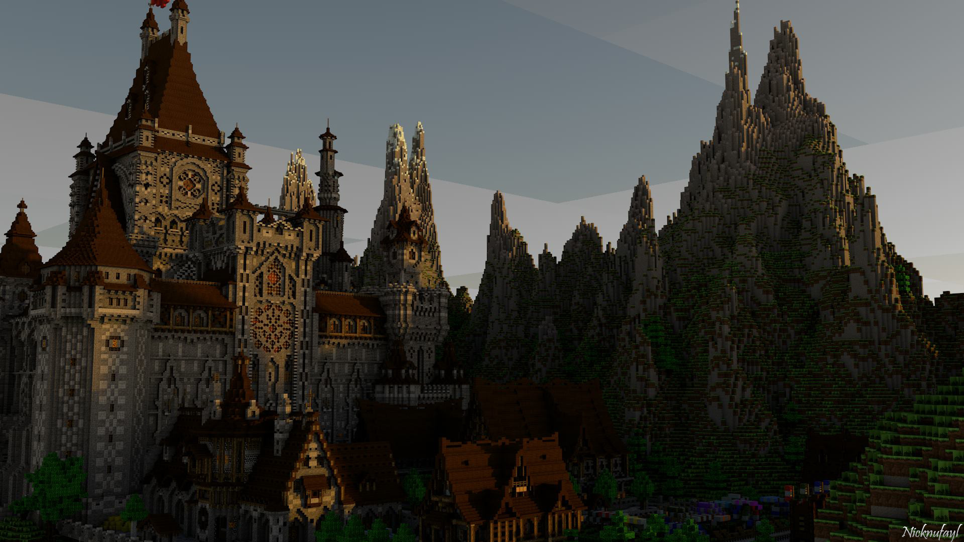 Minecraft Castle Wallpaper HD by Nicknufayl on DeviantArt
