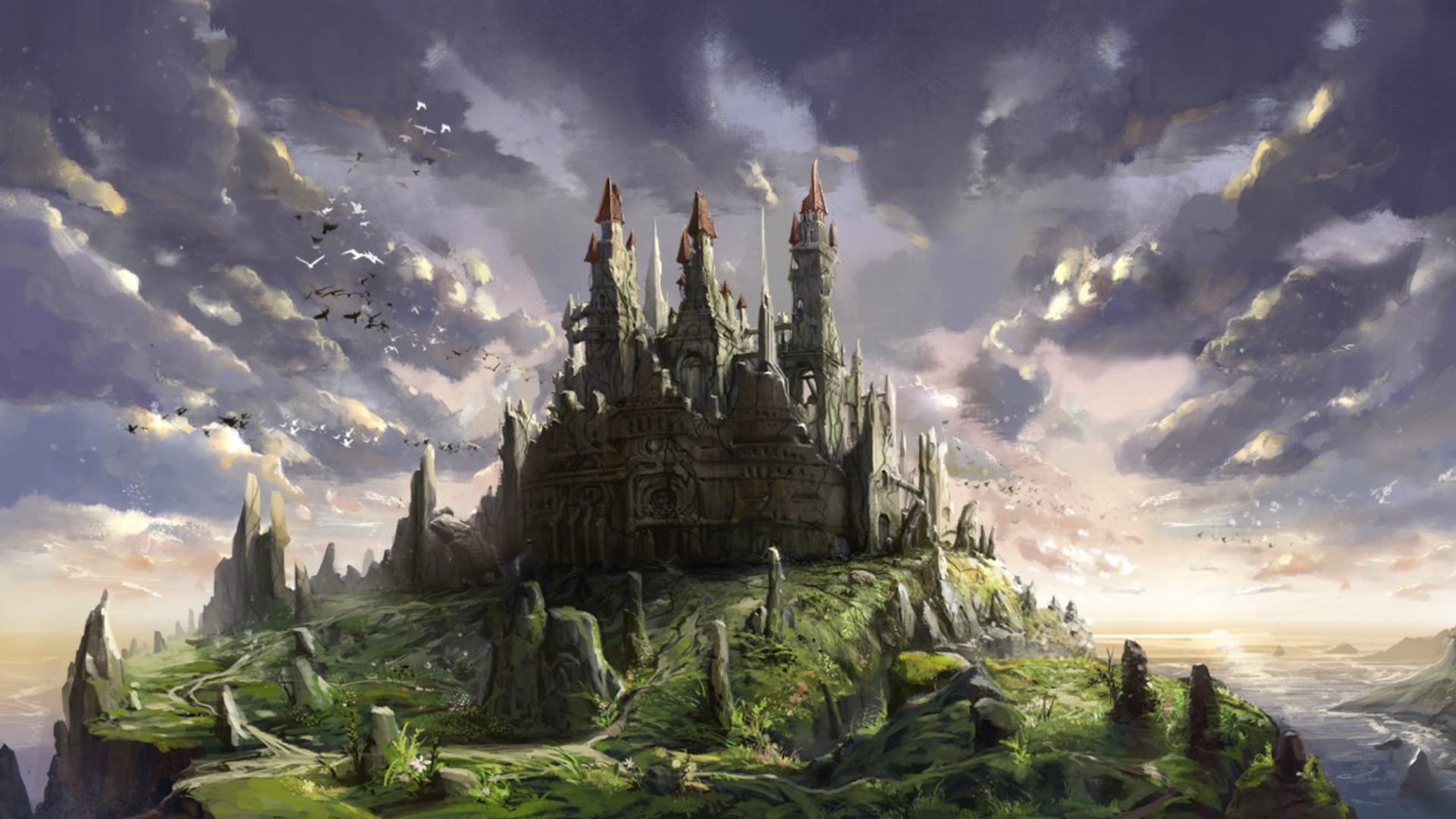 Fantasy Castle Wallpaper Free With Wallpapers Wide Resolution px 418.51 KB