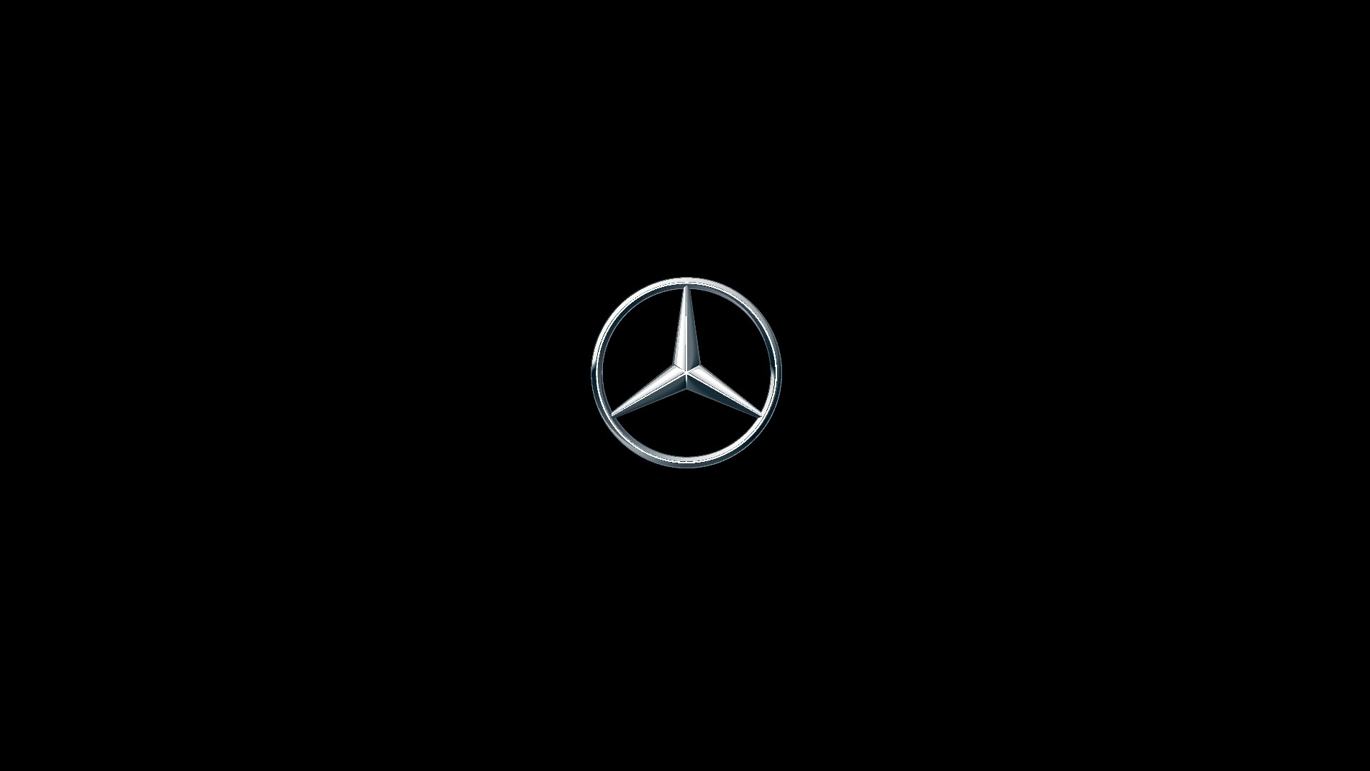 Mercedes Benz Logo Full HD Wallpaper 1920×1080