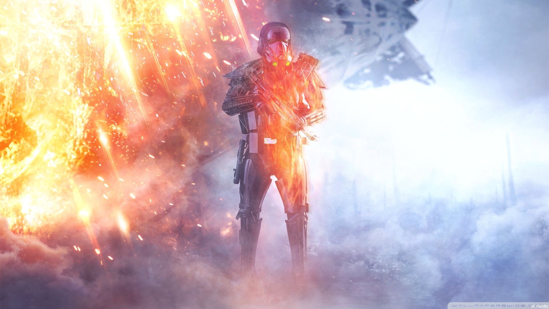 BattleFRONT 1 Rogue One Death Trooper HD Wide Wallpaper for Widescreen