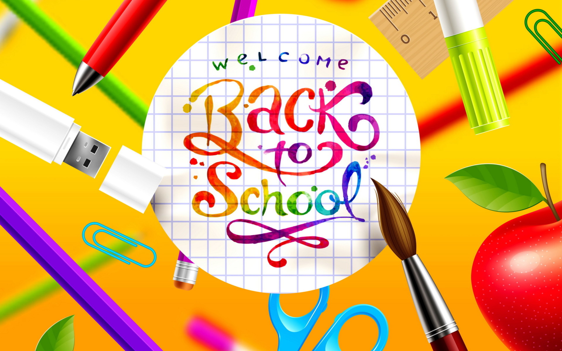 Beautiful Back to School Background