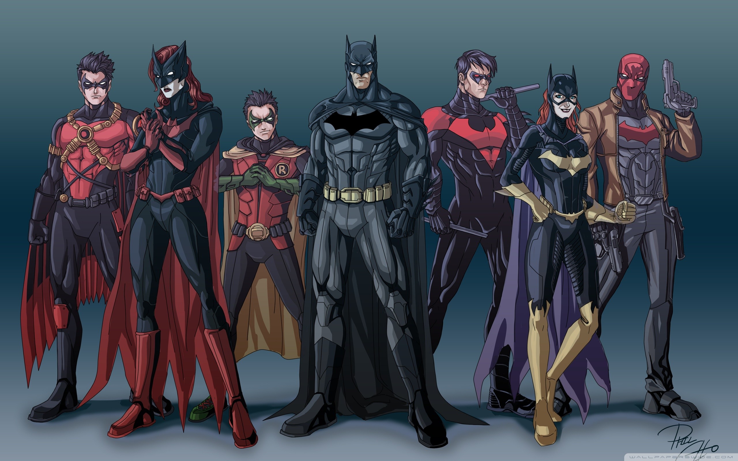 Bat Family New 52 wallpaper – 1080246