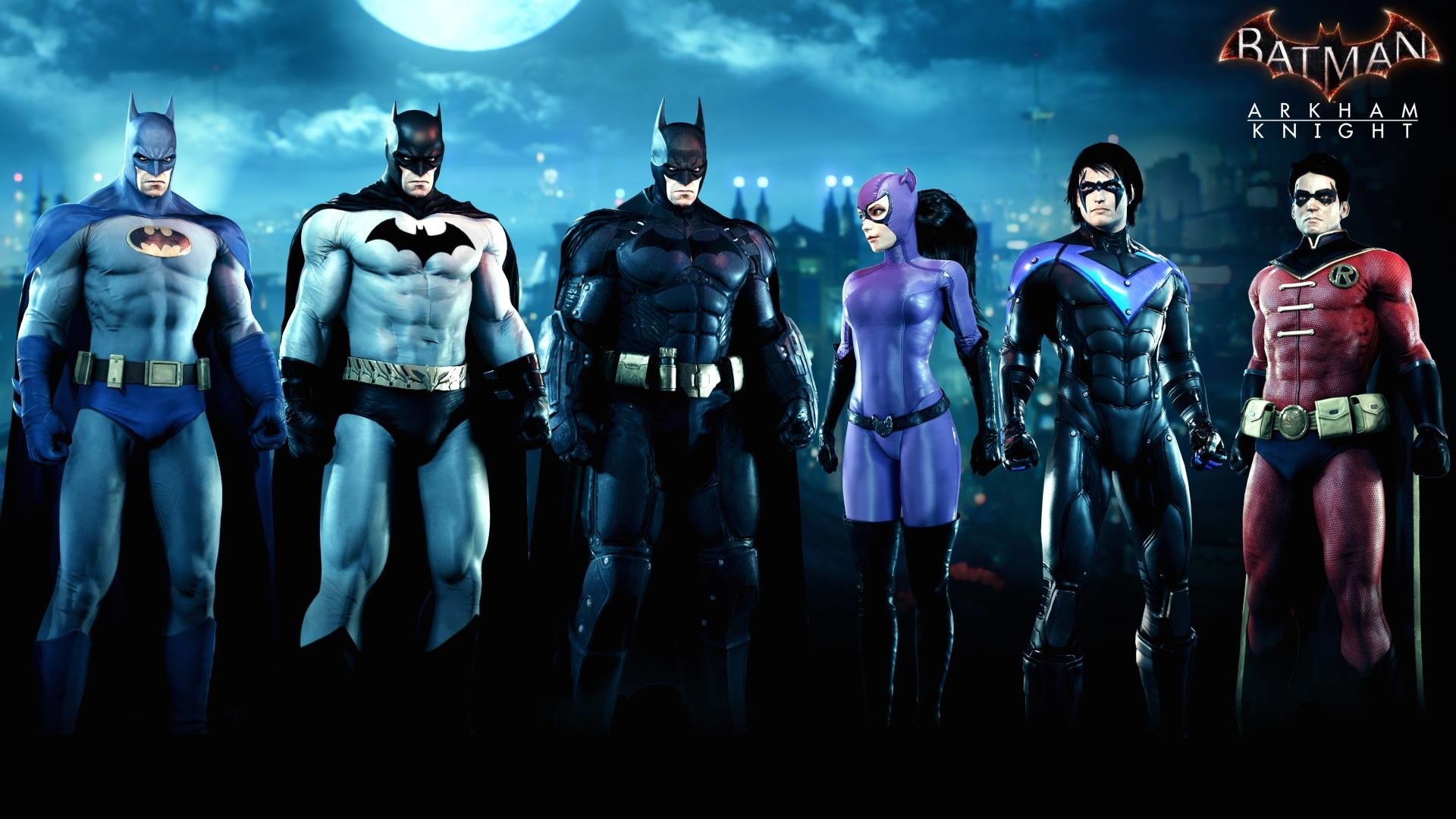 The Bat family skin pack