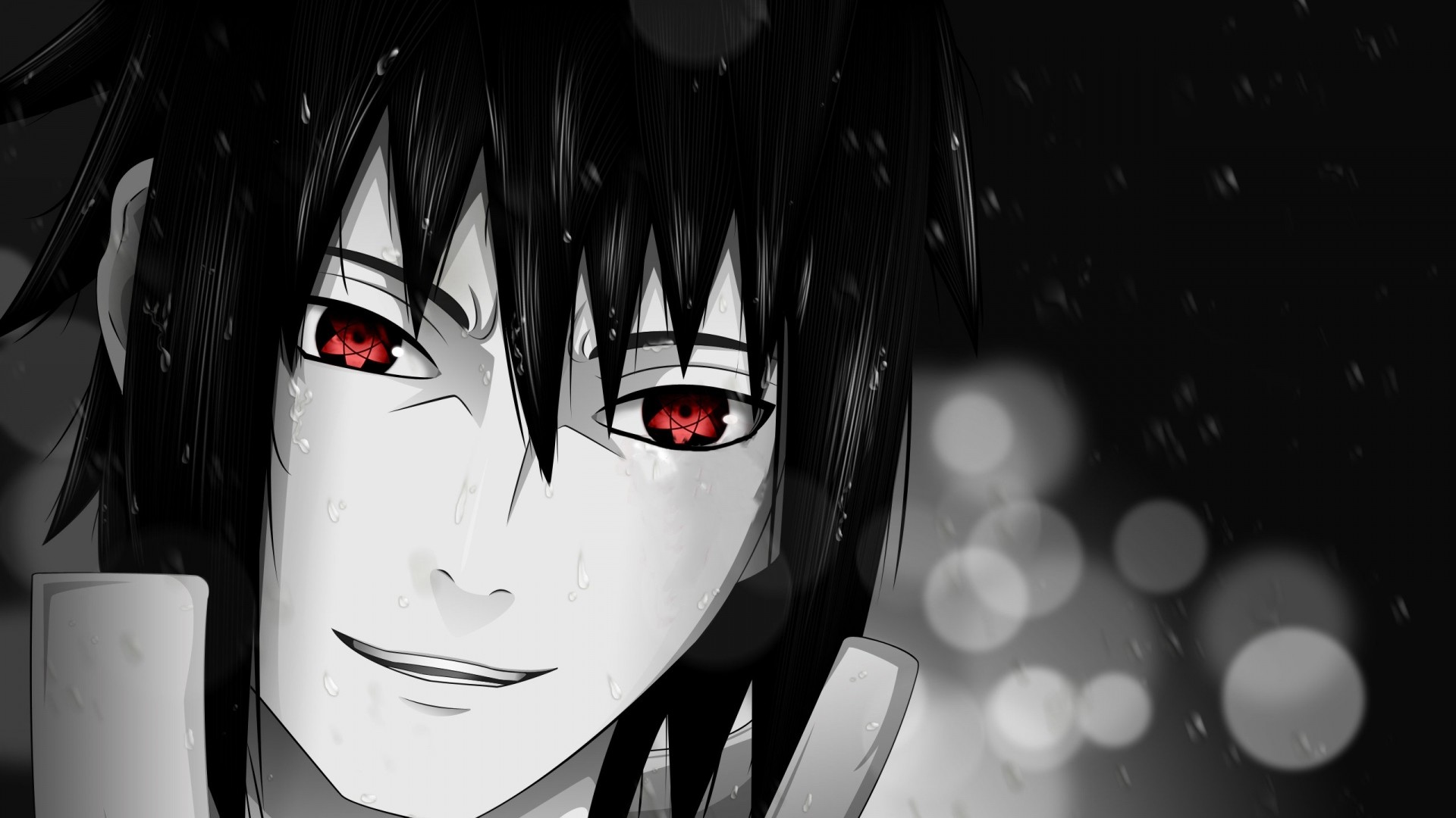 Preview wallpaper naruto, uchiha sasuke, naruto shippuden, sharingan, mangekyou sharingan, face