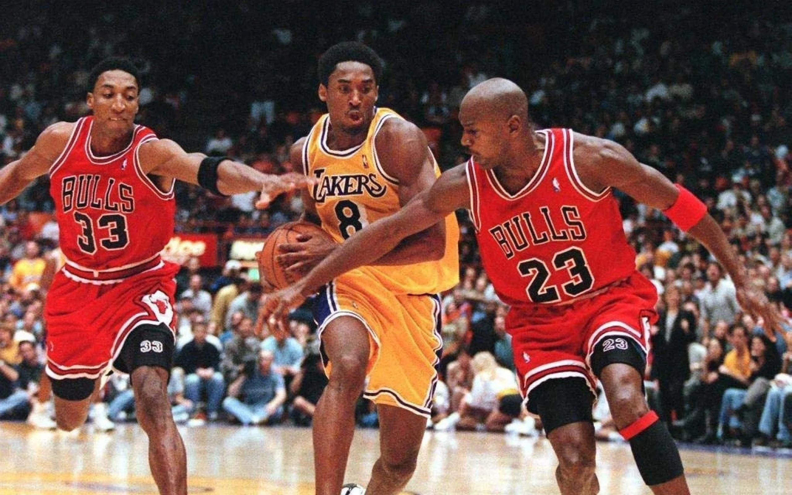 NBA Basketball Kobe Bryant Chicago Bulls Scottie Pippen Michael Jordan Los Angeles Lakers