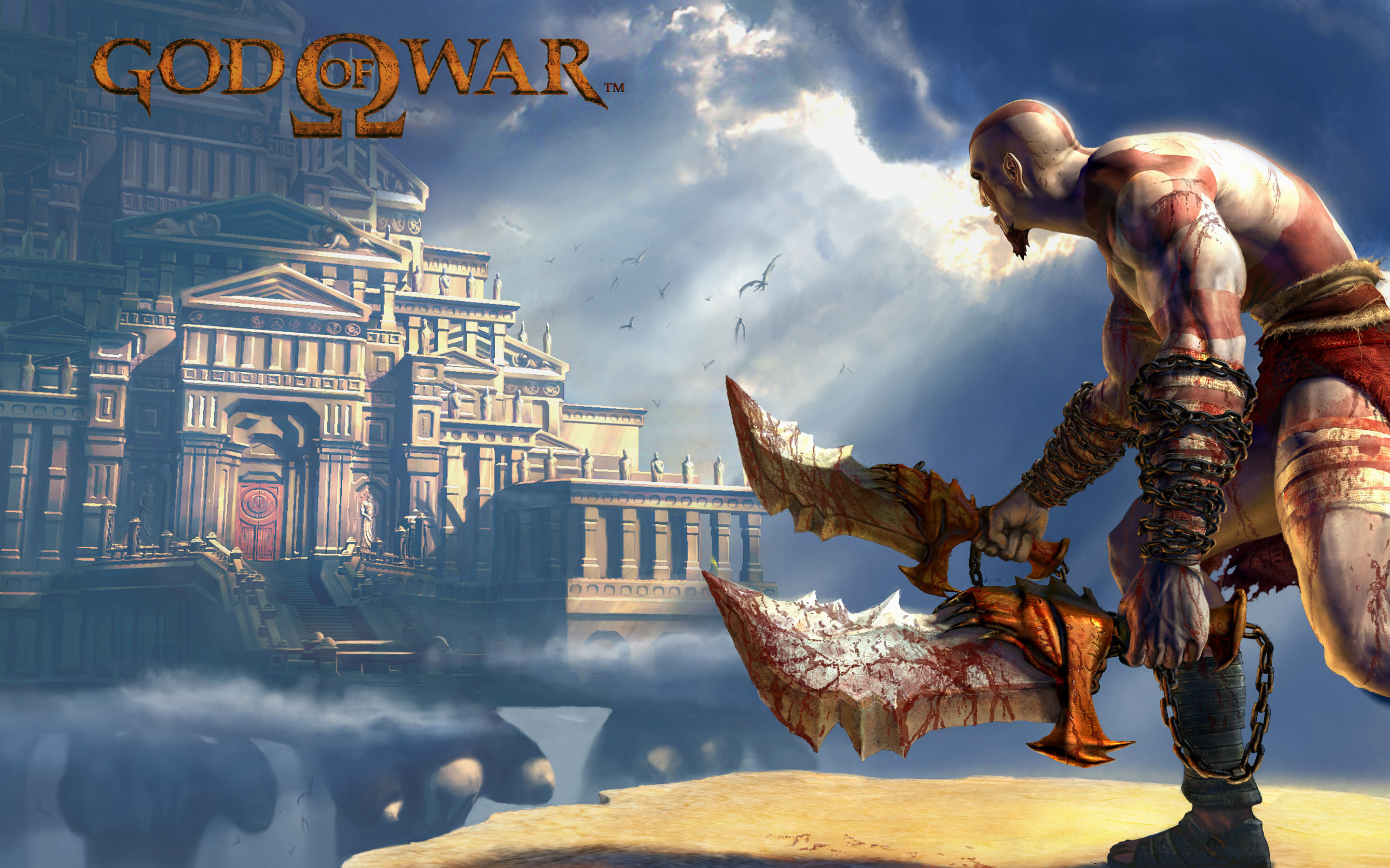 God of War 2 Game – This HD God of War 2 Game wallpaper is based